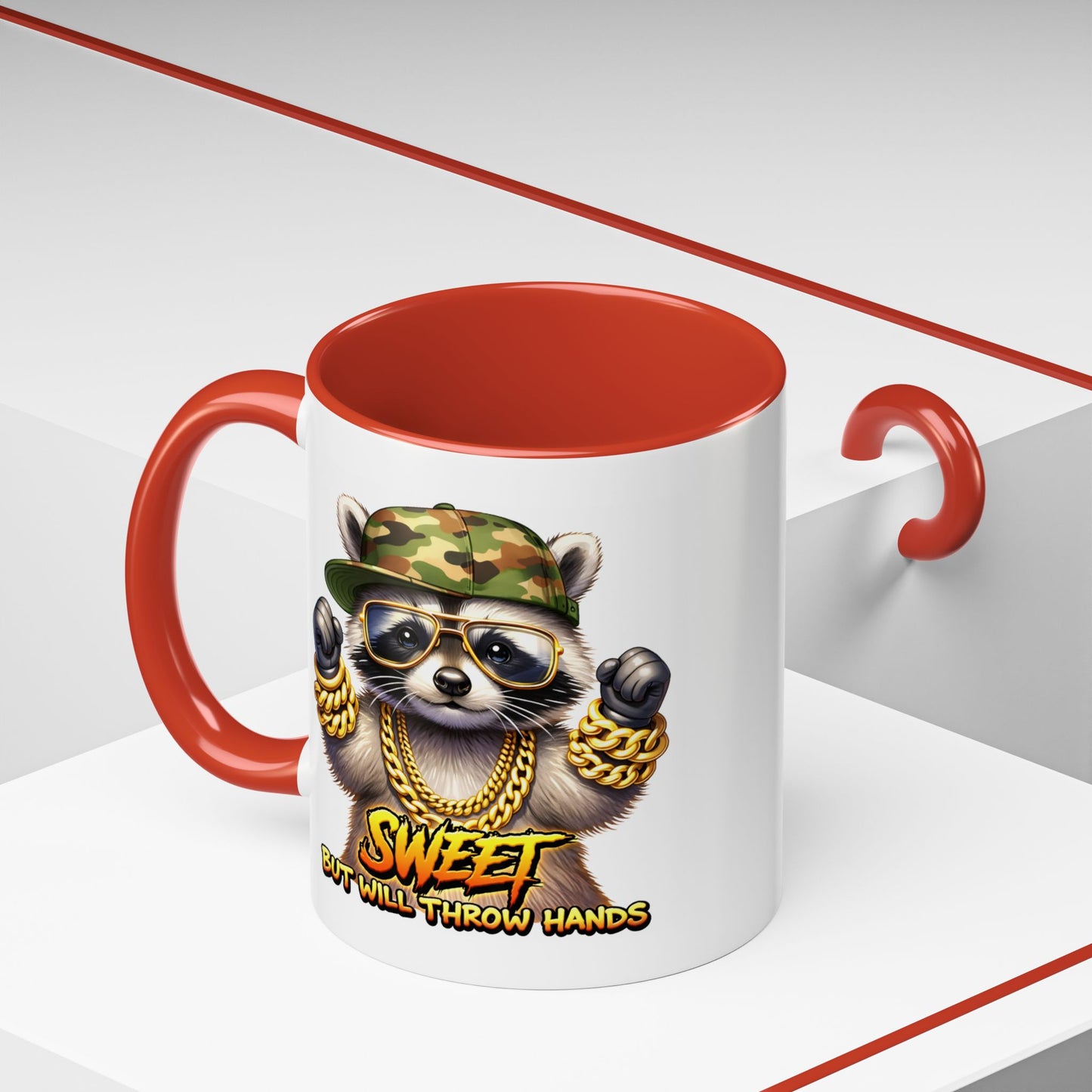 Humor Mug - Sweet But Will Throw Hands