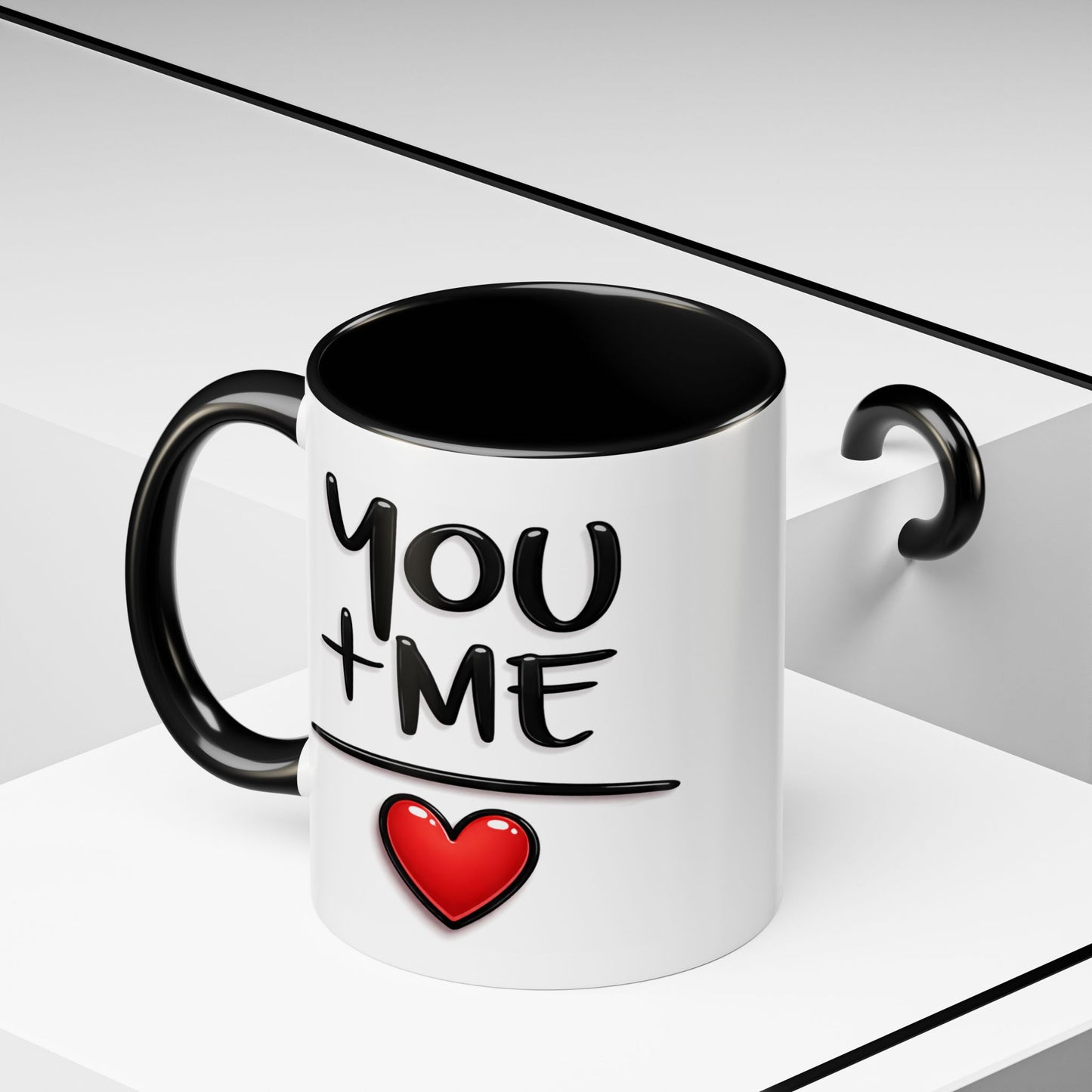 Anniversary Mug - You and Me Red Heart