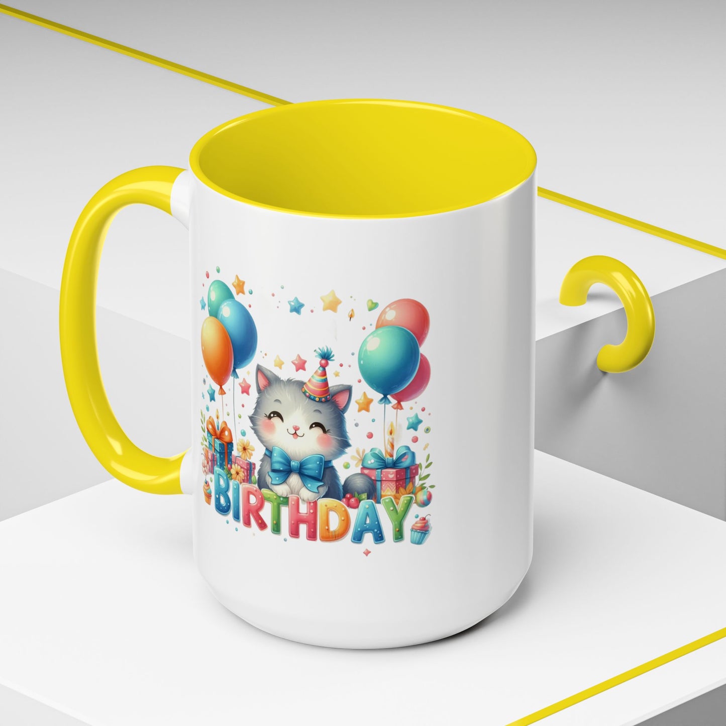 Birthday Mug - Birthday Kitty