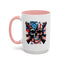 4th of July Mug - Skull With American Flag