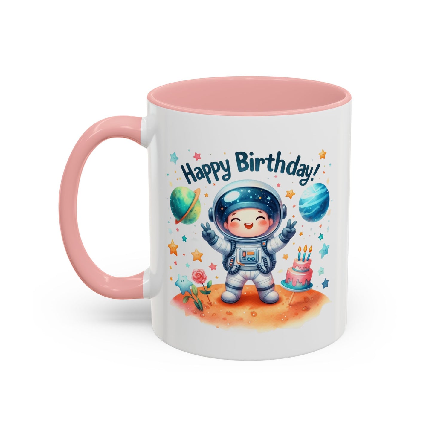 Birthday Mug - Happy Birthday Astronaut