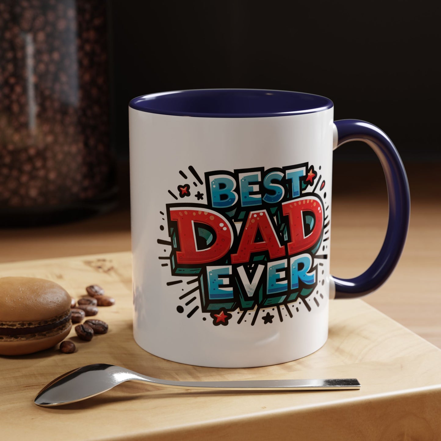 Father's Day Mug - Best Dad Ever Grafitti