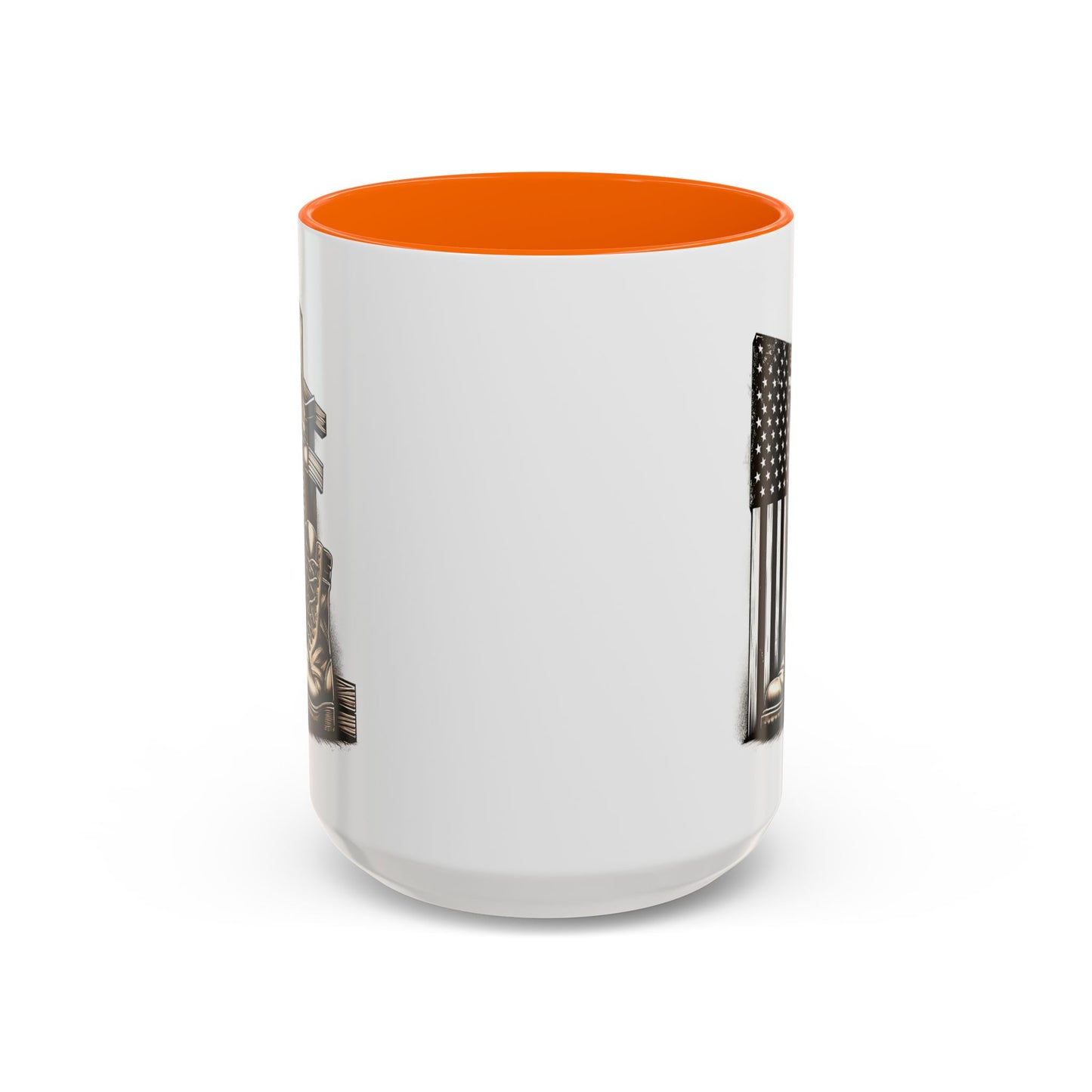 4th of July Mug - Fallen Soldier Boots Flag