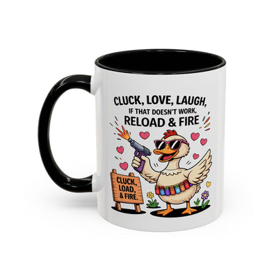 Adult Mug - Cluck Love Laugh