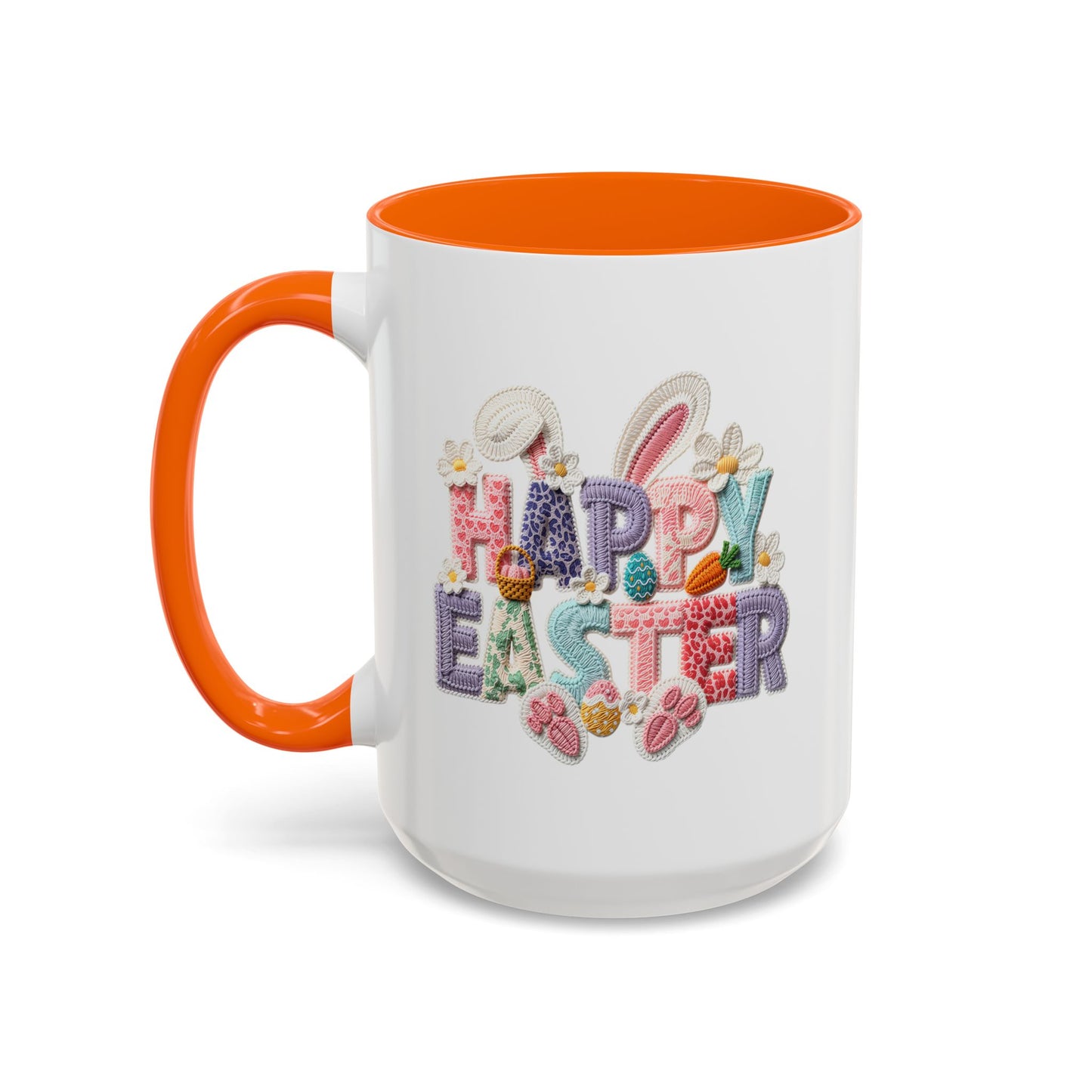Easter Mug - Happy Easter Latch Yarn