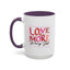 Wellness Mug - Love More Worry Less Frame