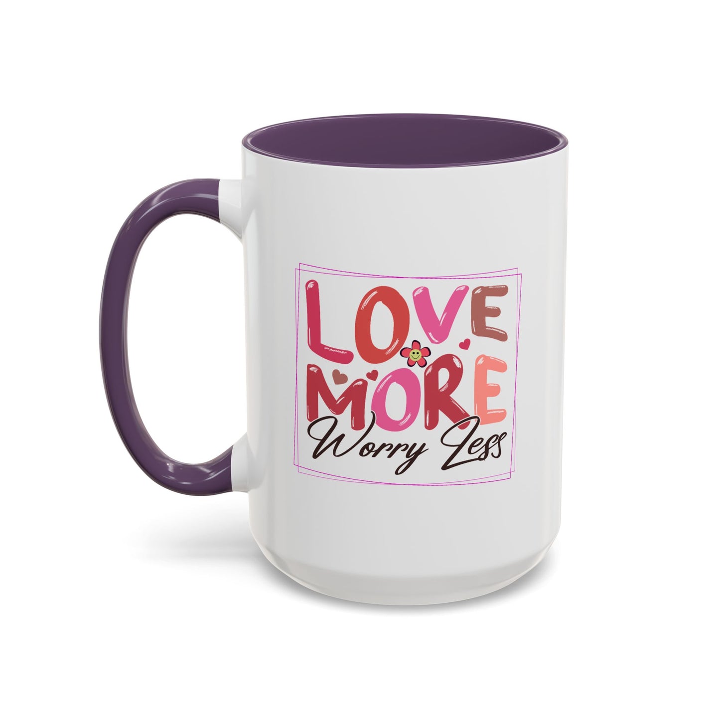 Wellness Mug - Love More Worry Less Frame