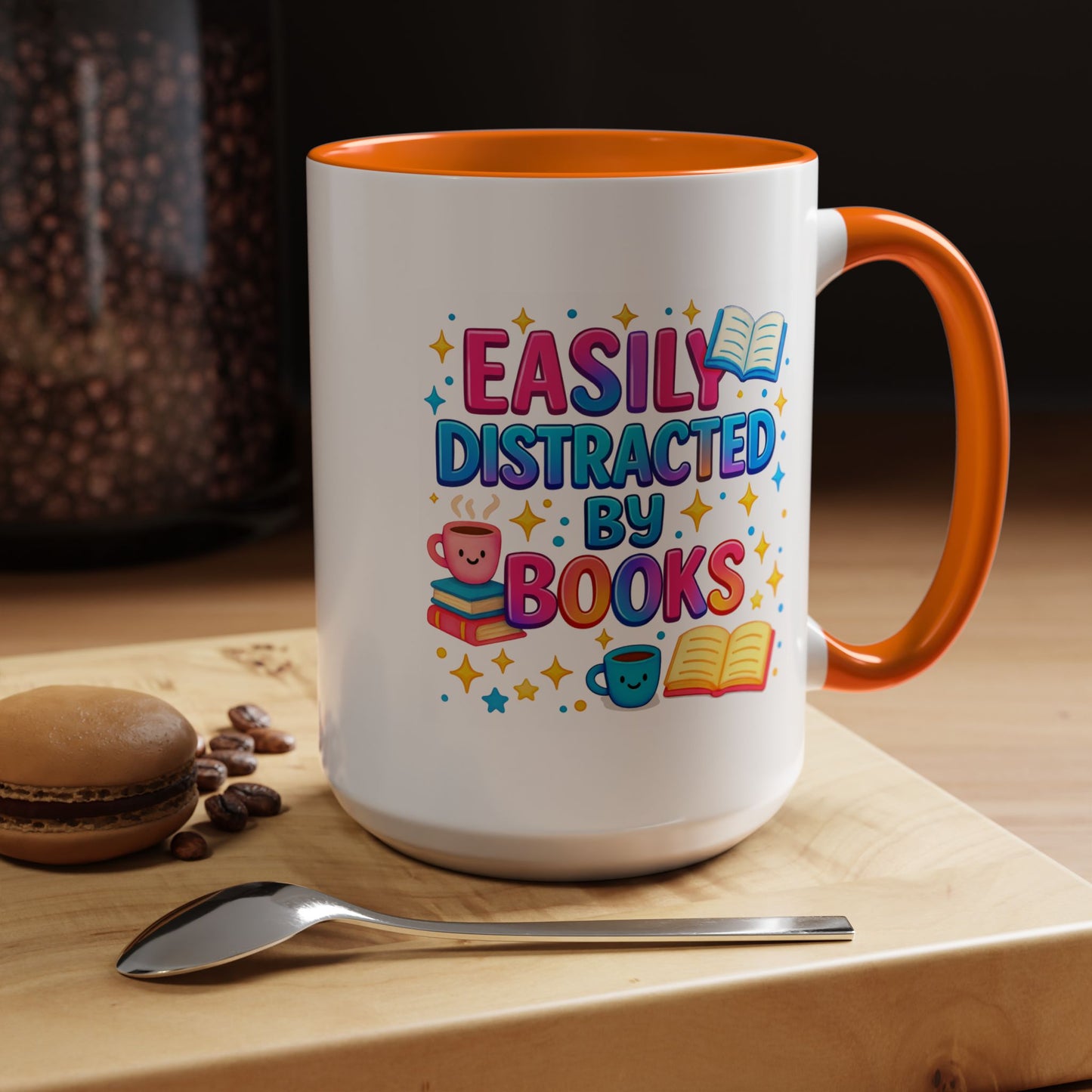 Humor Mug - Easily Distracted By Books