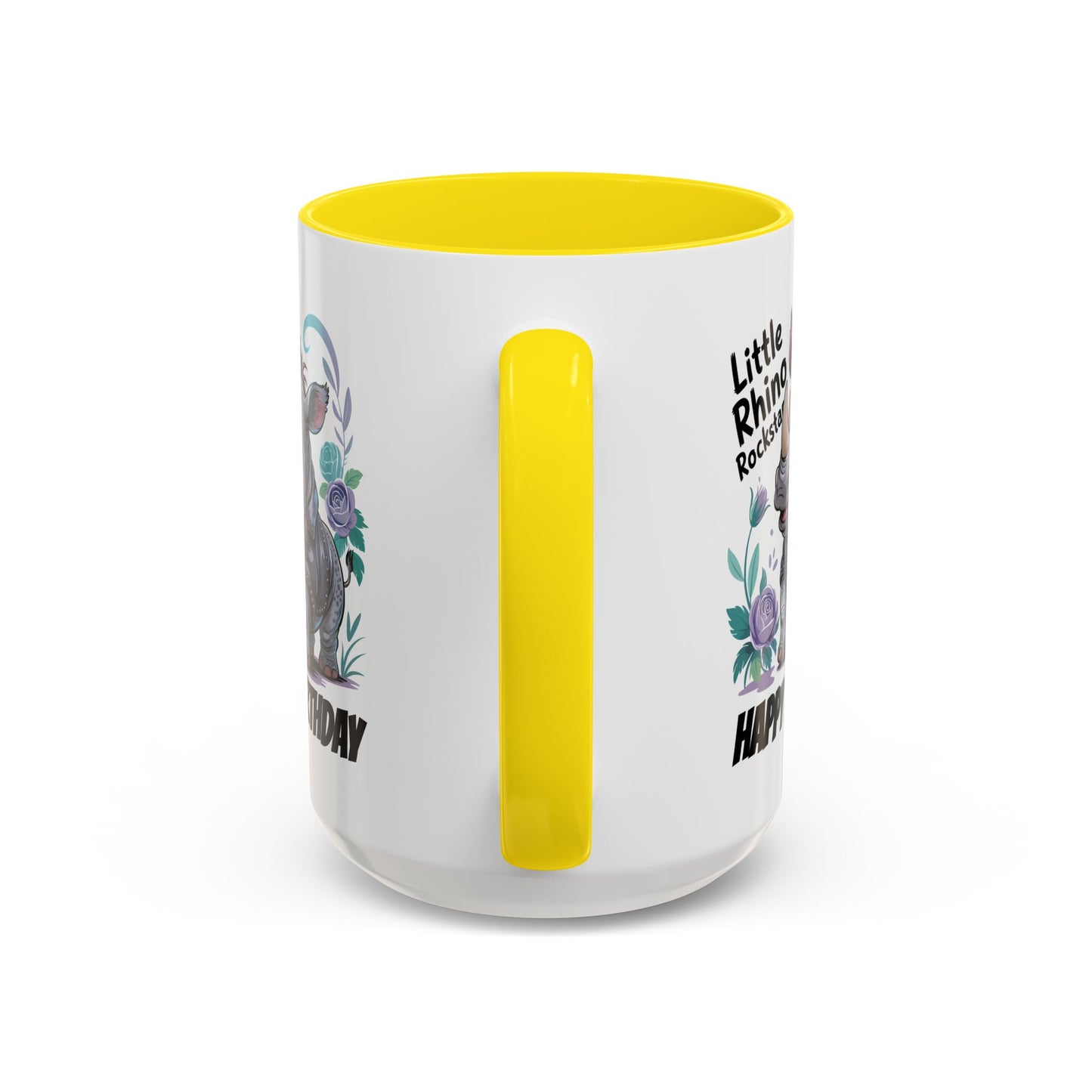 Birthday Mug - Happy Birthday Little Rhino Rockstar