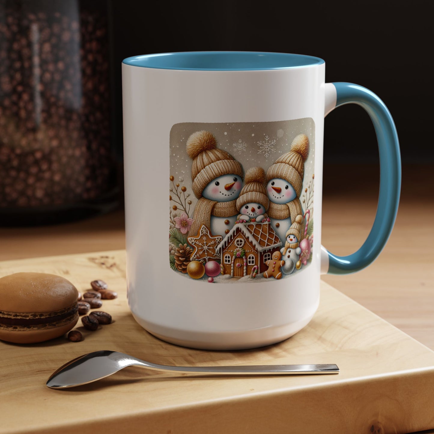 Christmas Mug - Gingerbread Snowman Family 2
