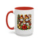 Christmas Mug - Gold Snowman Family 2