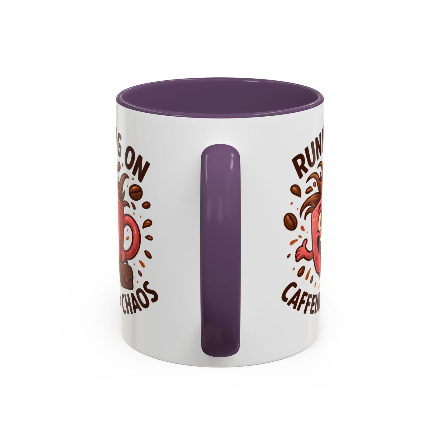 Humor Mug - Running On Caffeine and Chaos