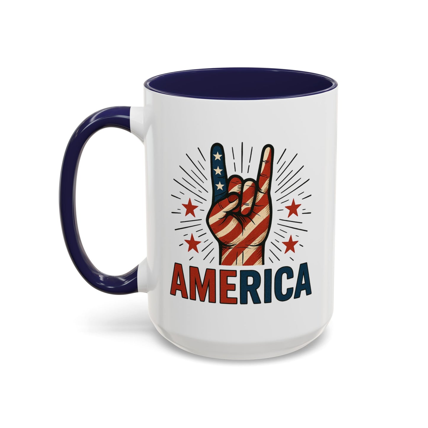 4th of July Mug - America Rock On