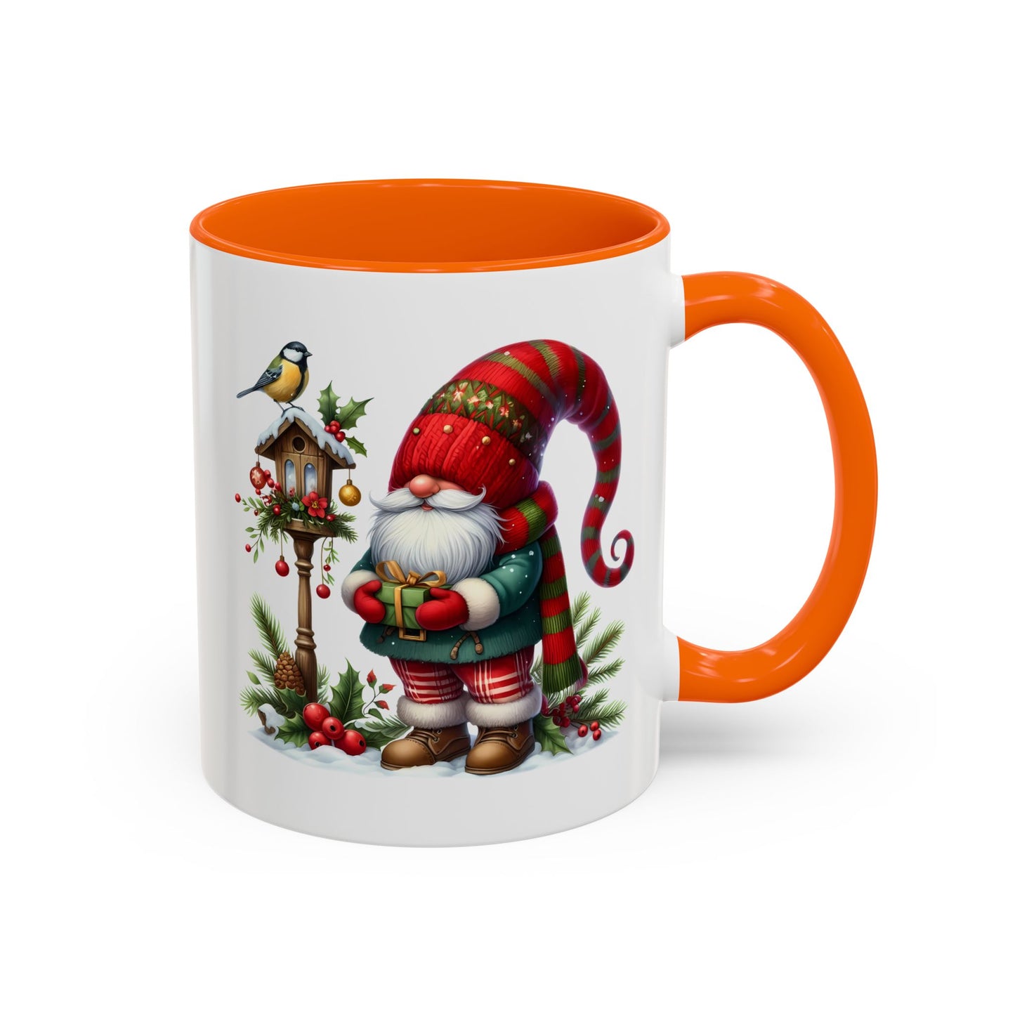 Christmas Mug - Gnome and Birdhouse