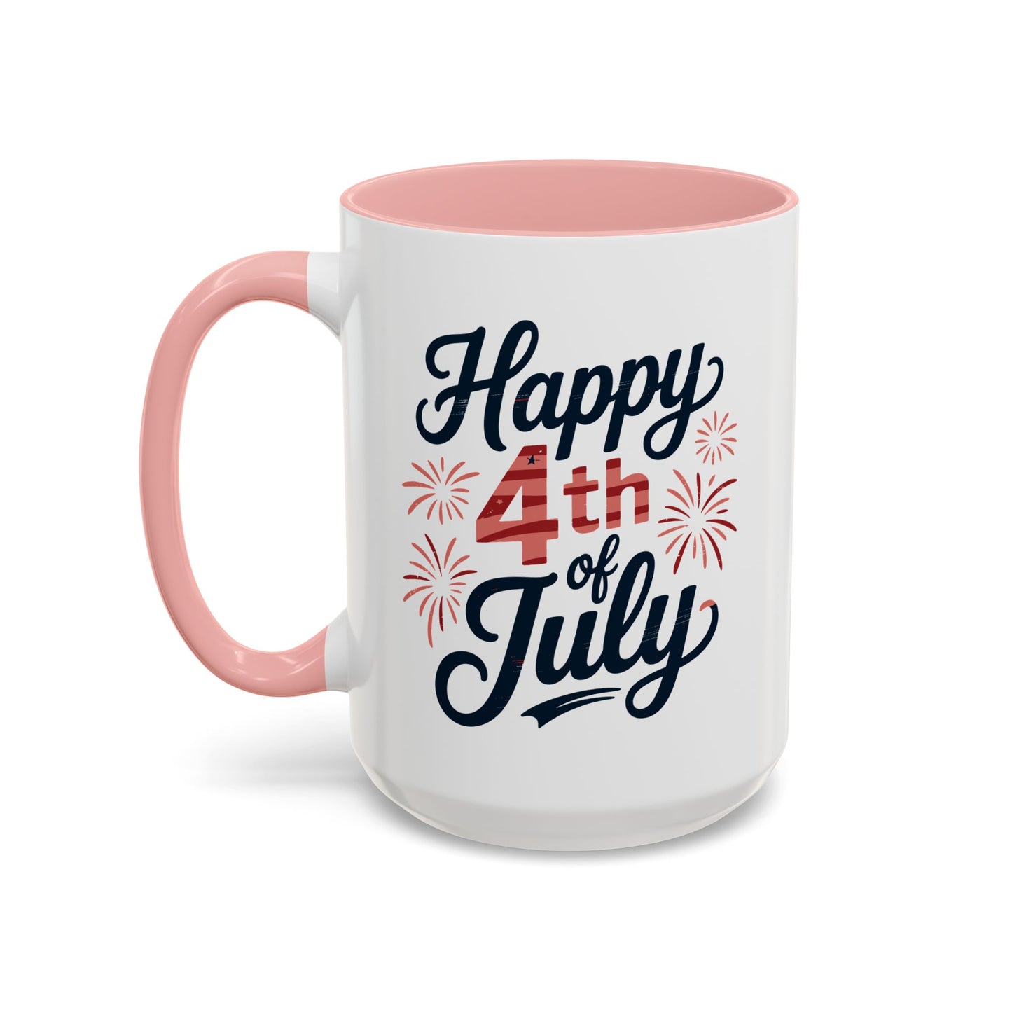 4th of July Mug - Happy 4th of July Fireworks