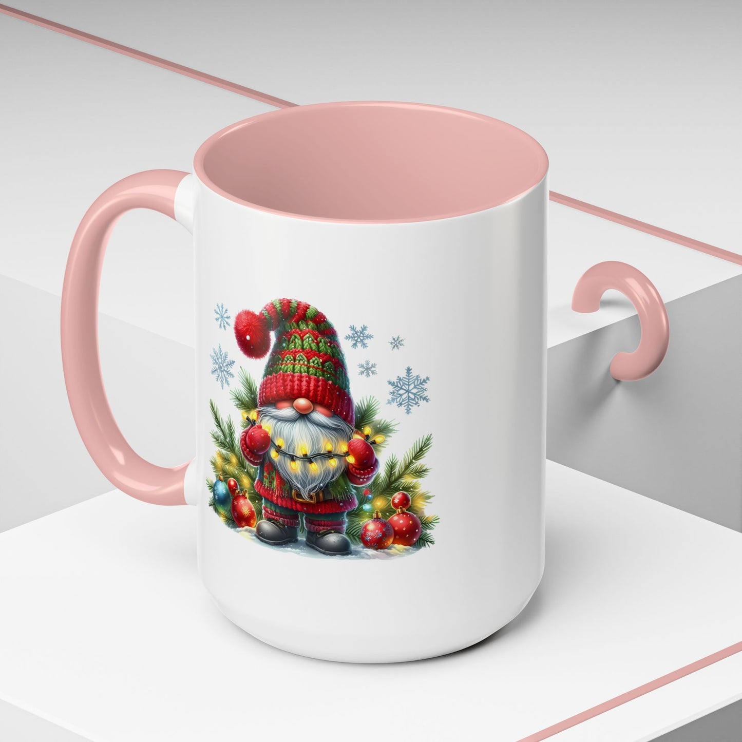 Christmas Mug - Gnome with Christmas Lights