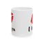 Anniversary Mug - I Love You Red Lips Kiss