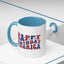 4th of July Mug - Happy Birthday America Retro