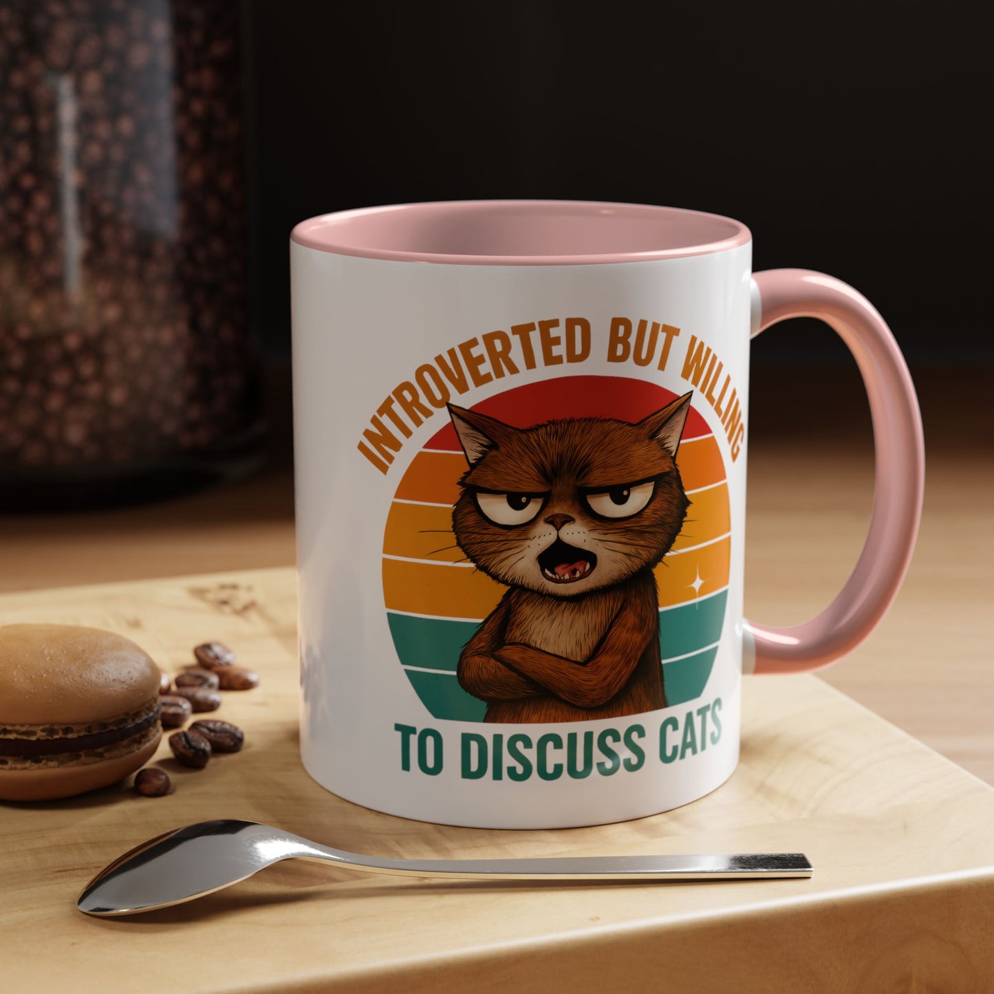 Animal Mug - Introverted But Willing To Discuss Cats