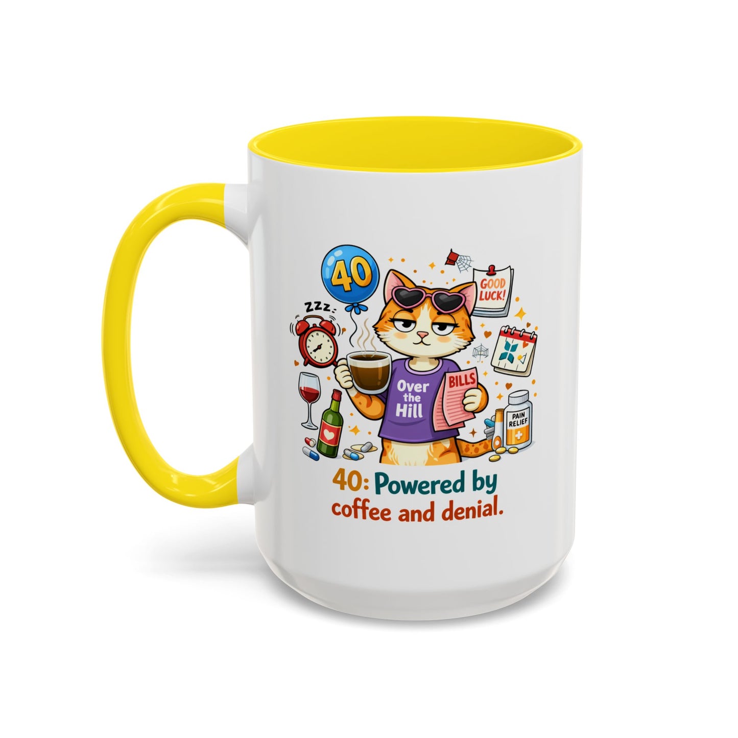 Birthday Mug - 40 Powered By