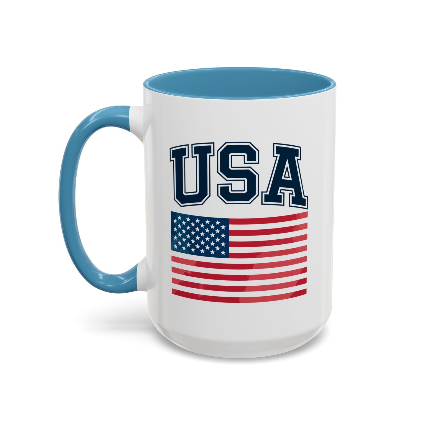 4th of July Mug - USA & Flag