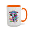 Alien Mug - Multicoloured Cow