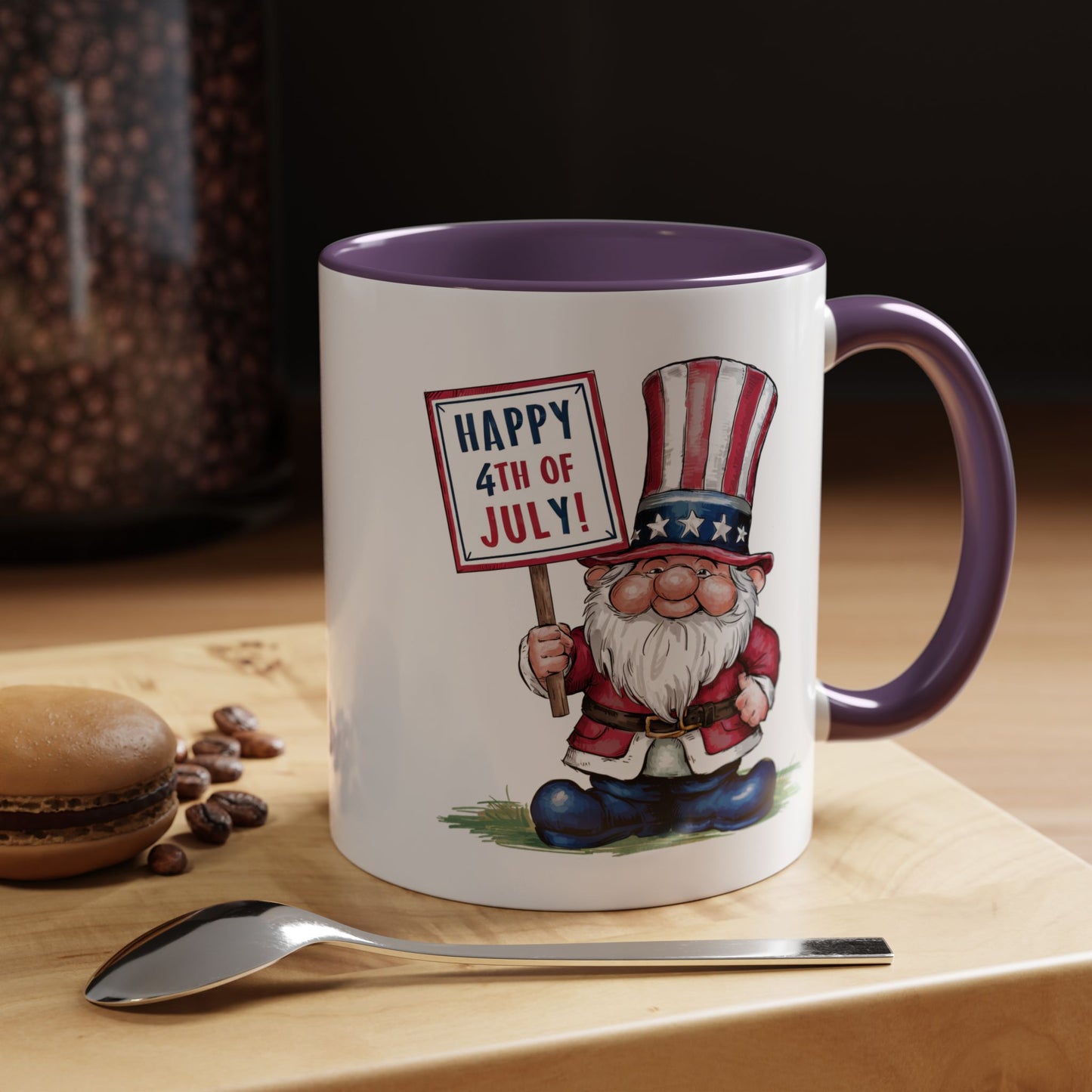 4th of July Mug - American Gnome 8