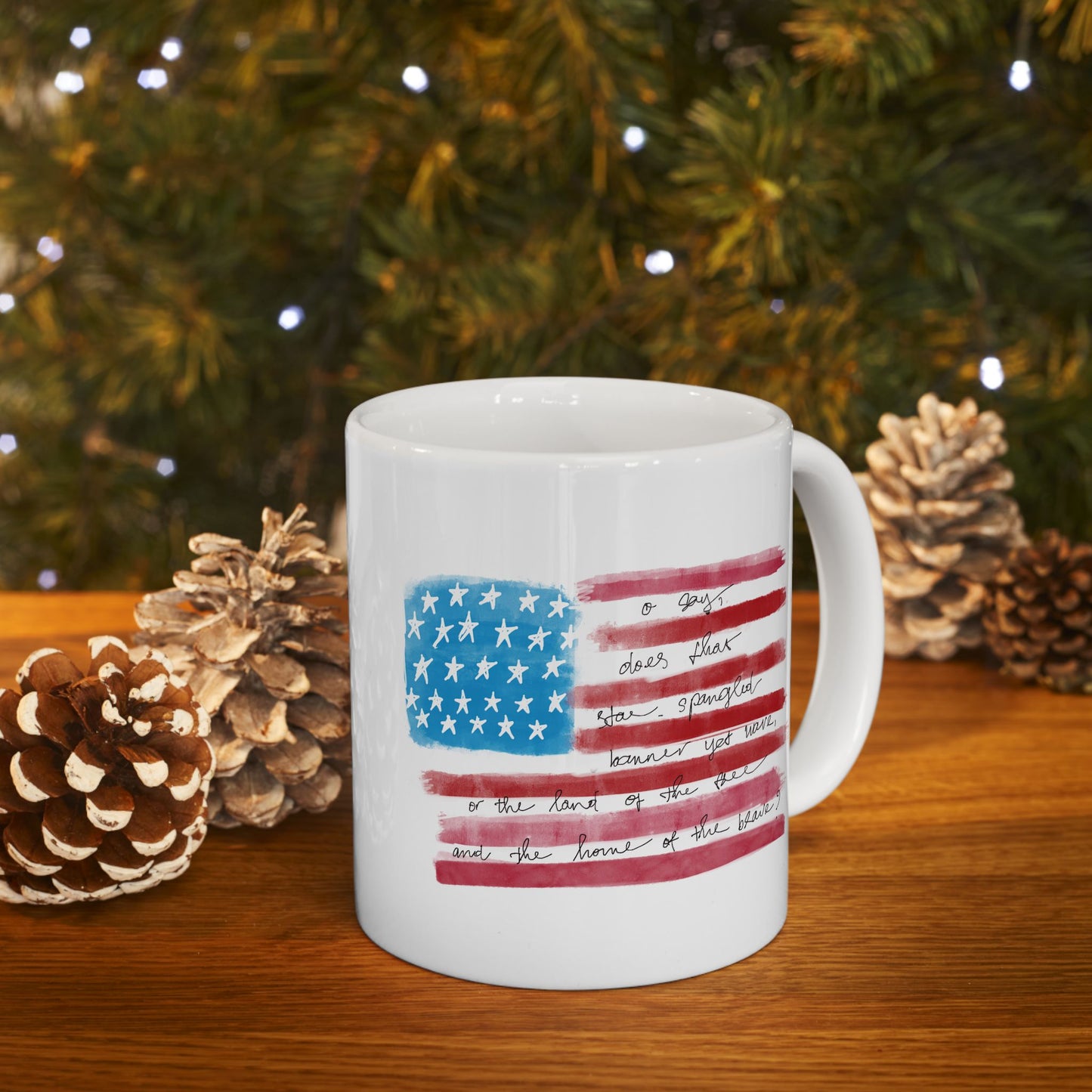 4th of July Mug - USA Flag