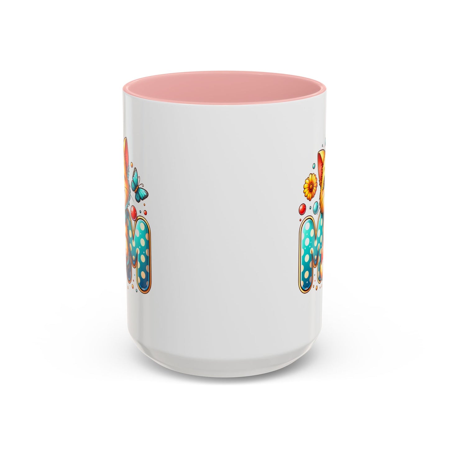 Mother's Day Mug - Mom Cat Red Heart