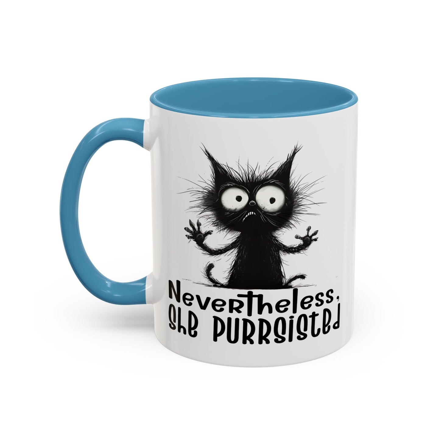 Animal Mug - Nevertheless, She Purrsisted