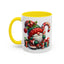 Christmas Mug - Gnome Candy Cane and Presents