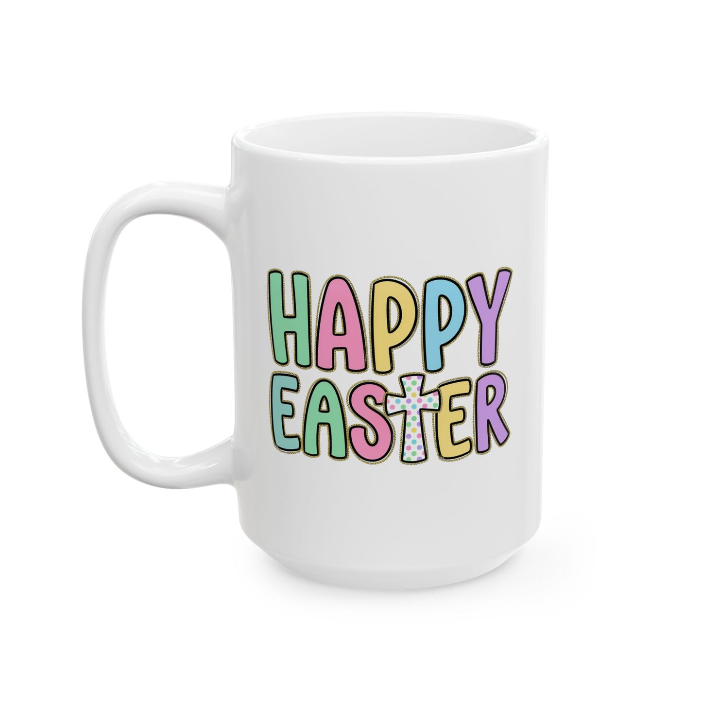 Easter Mug - Colorful Cross