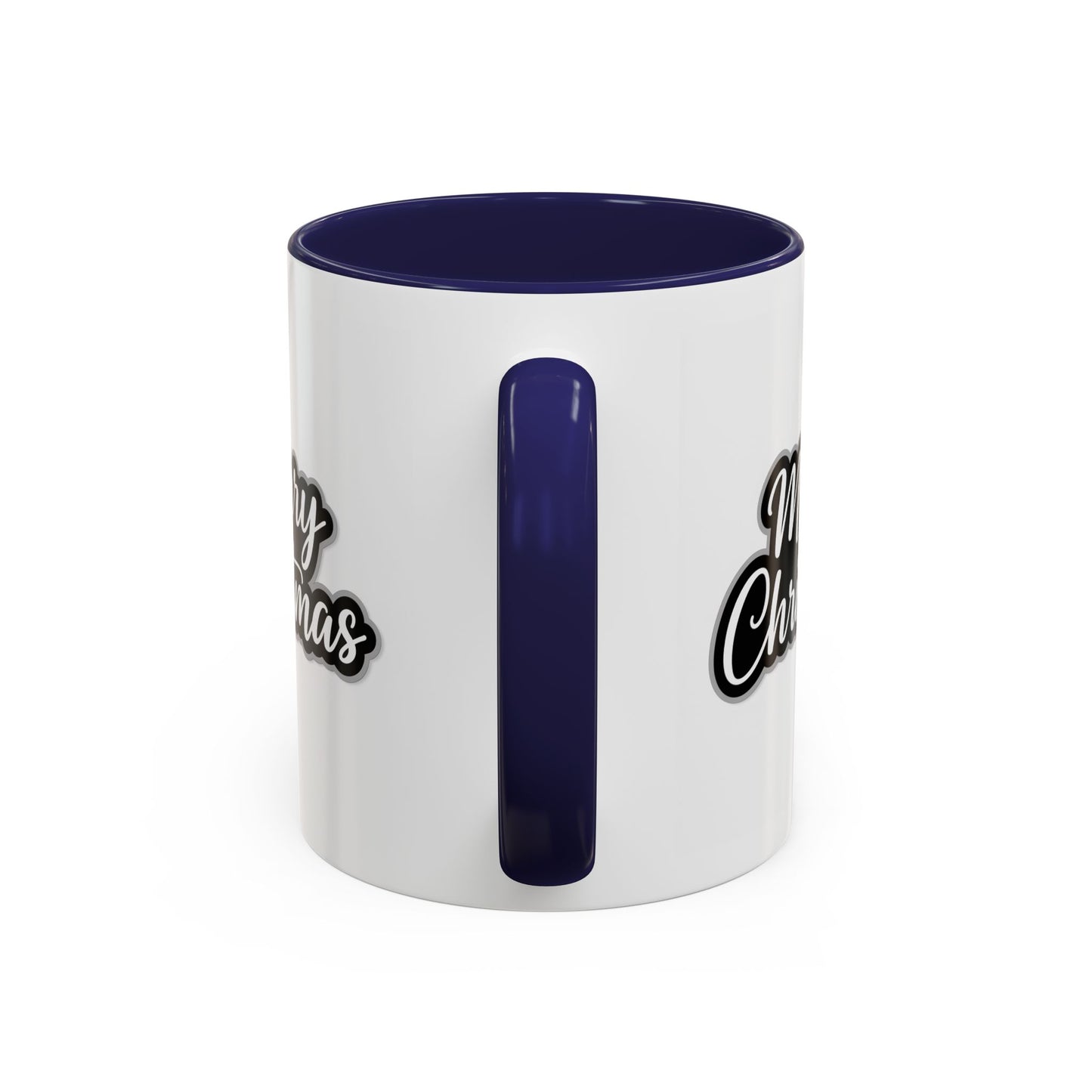 Christmas Mug - Merry Christmas White Black & Grey Text
