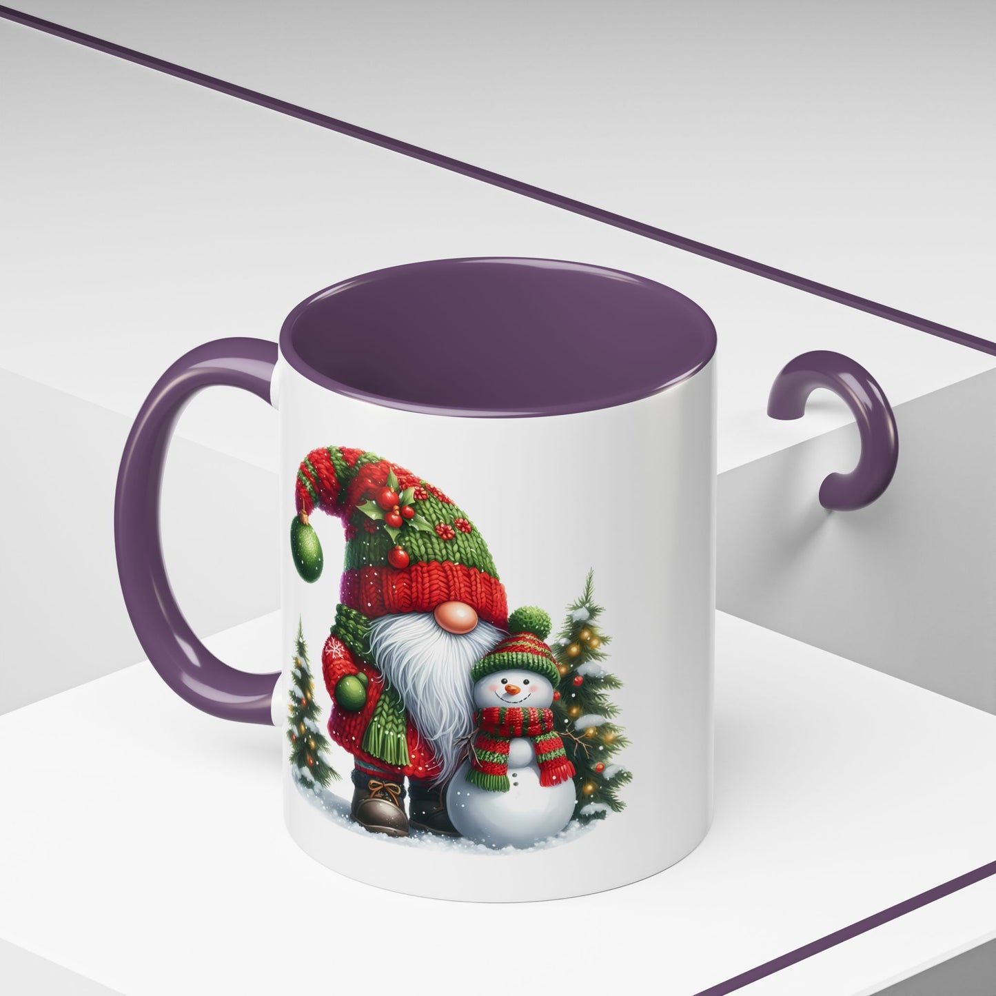 Christmas Mug - Gnome and Snowman