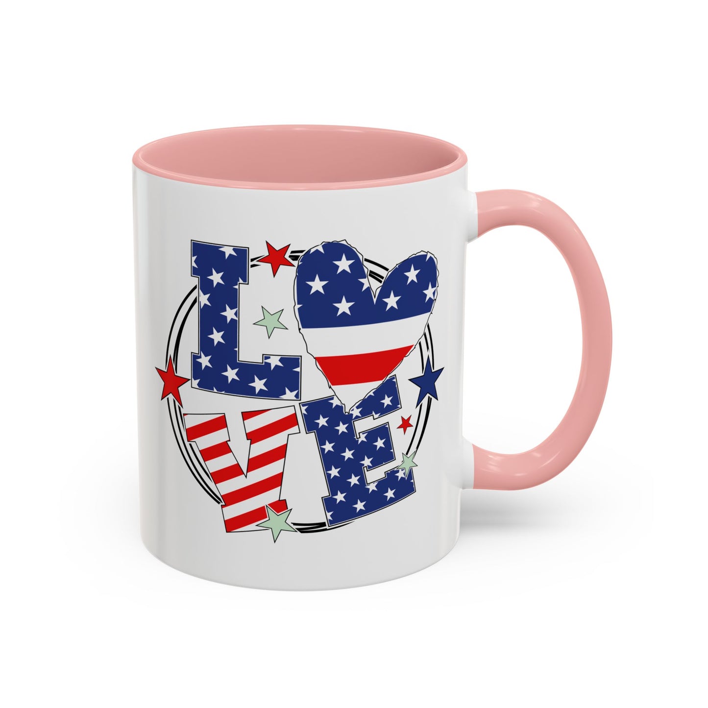 4th of July Mug - Love 4th of July