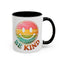 Motivation Mug - Retro Smiley Face Be Kind