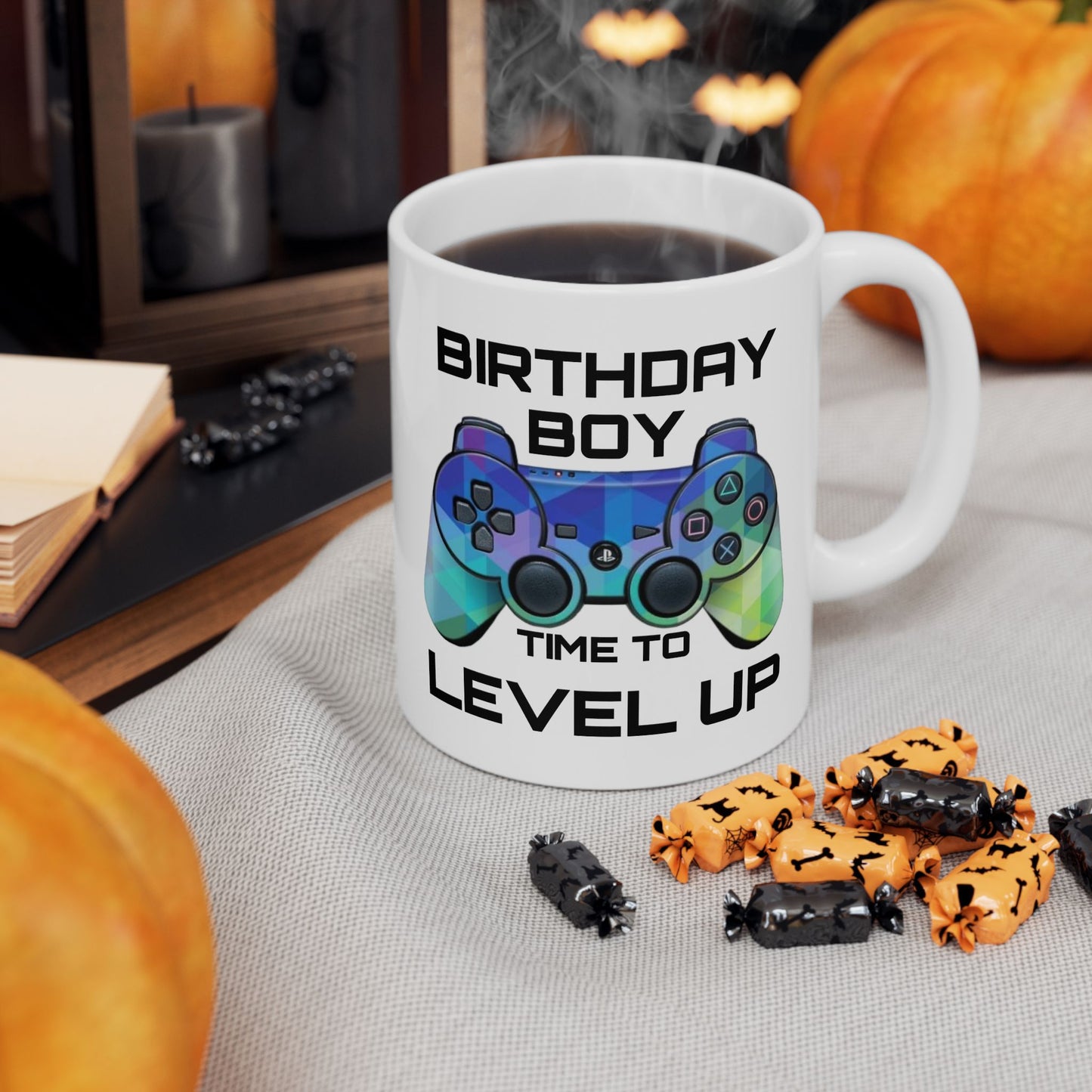 Birthday Mug - Birthday Boy Time to Level Up