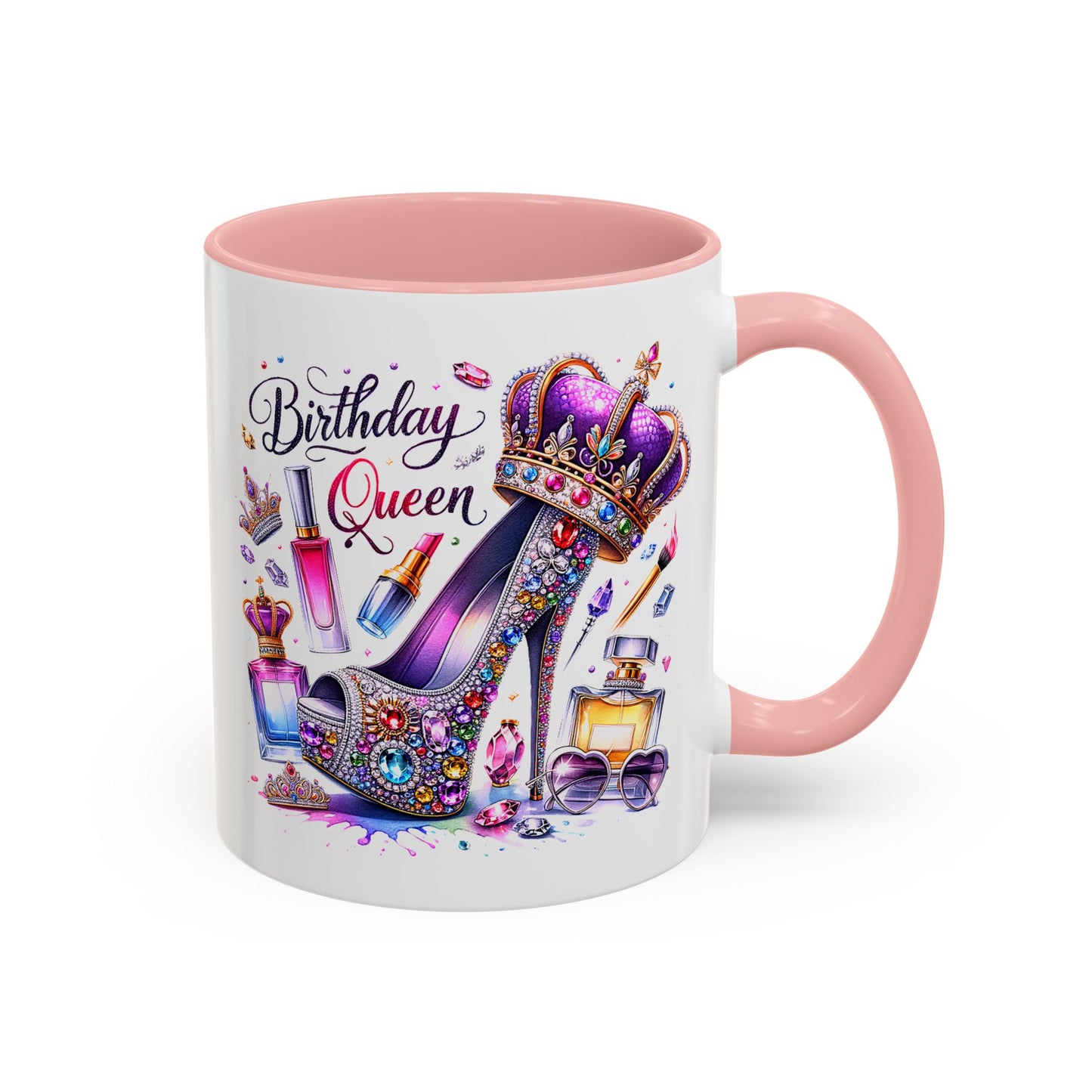 Birthday Mug - Birthday Queen Glitter