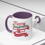 Christmas Mug - Red & Green Text Trumpet