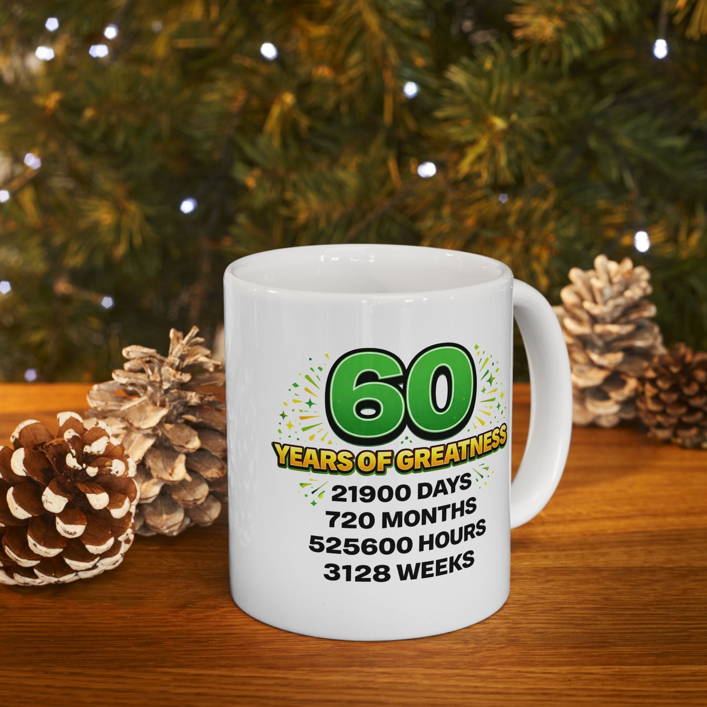 Birthday Mug - 60 Years of Greatness