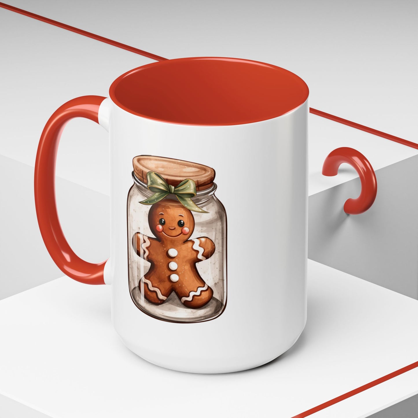 Christmas Mug - Gingerbread Man Jar