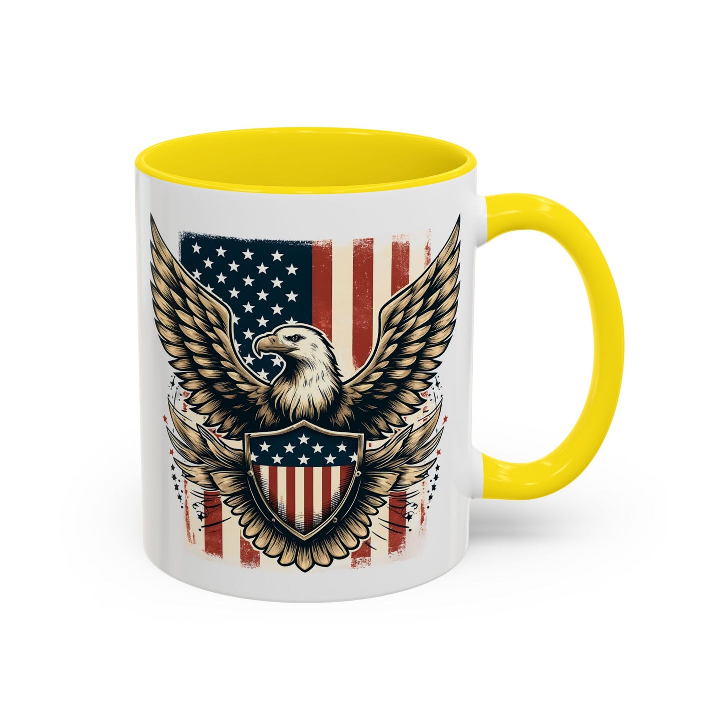 4th of July Mug - American Bald Eagle Flag 9