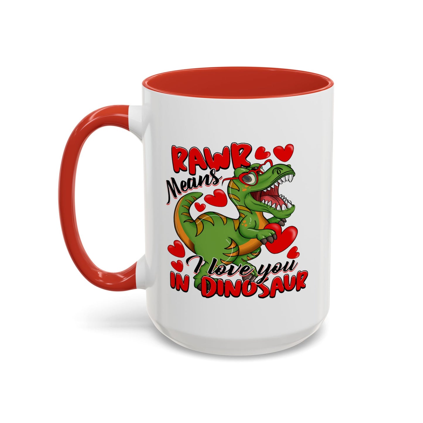 Anniversary Mug - Rawr Means I Love You