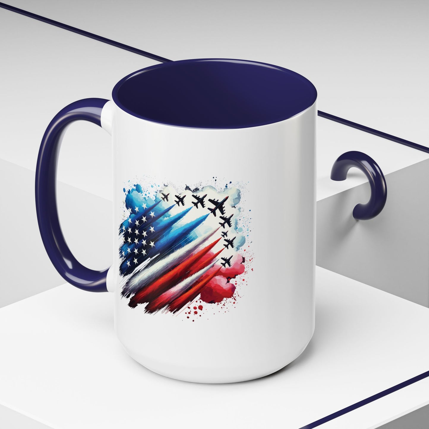 4th of July Mug - Fighter Jets USA Patriotic