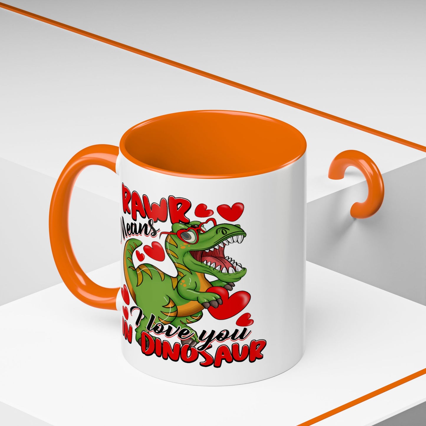 Anniversary Mug - Rawr Means I Love You