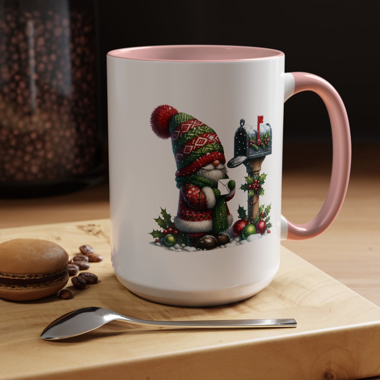 Christmas Mug - Gnome and Mail