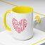 Valentine's Day Mug - Love You Heart Lettering
