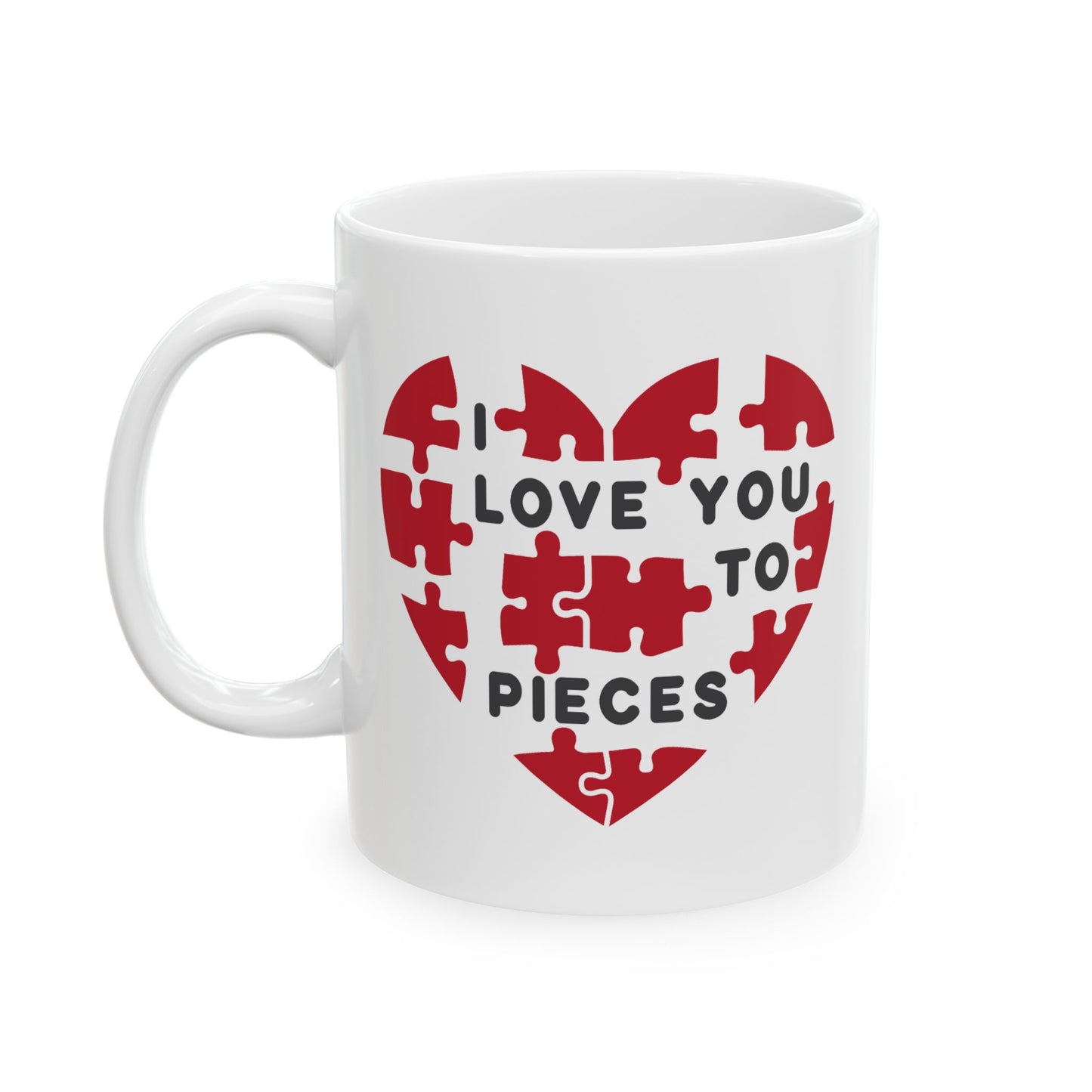 Anniversary Mug - I love You to Pieces Puzzle