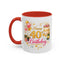 Birthday Mug - Happy 40th
