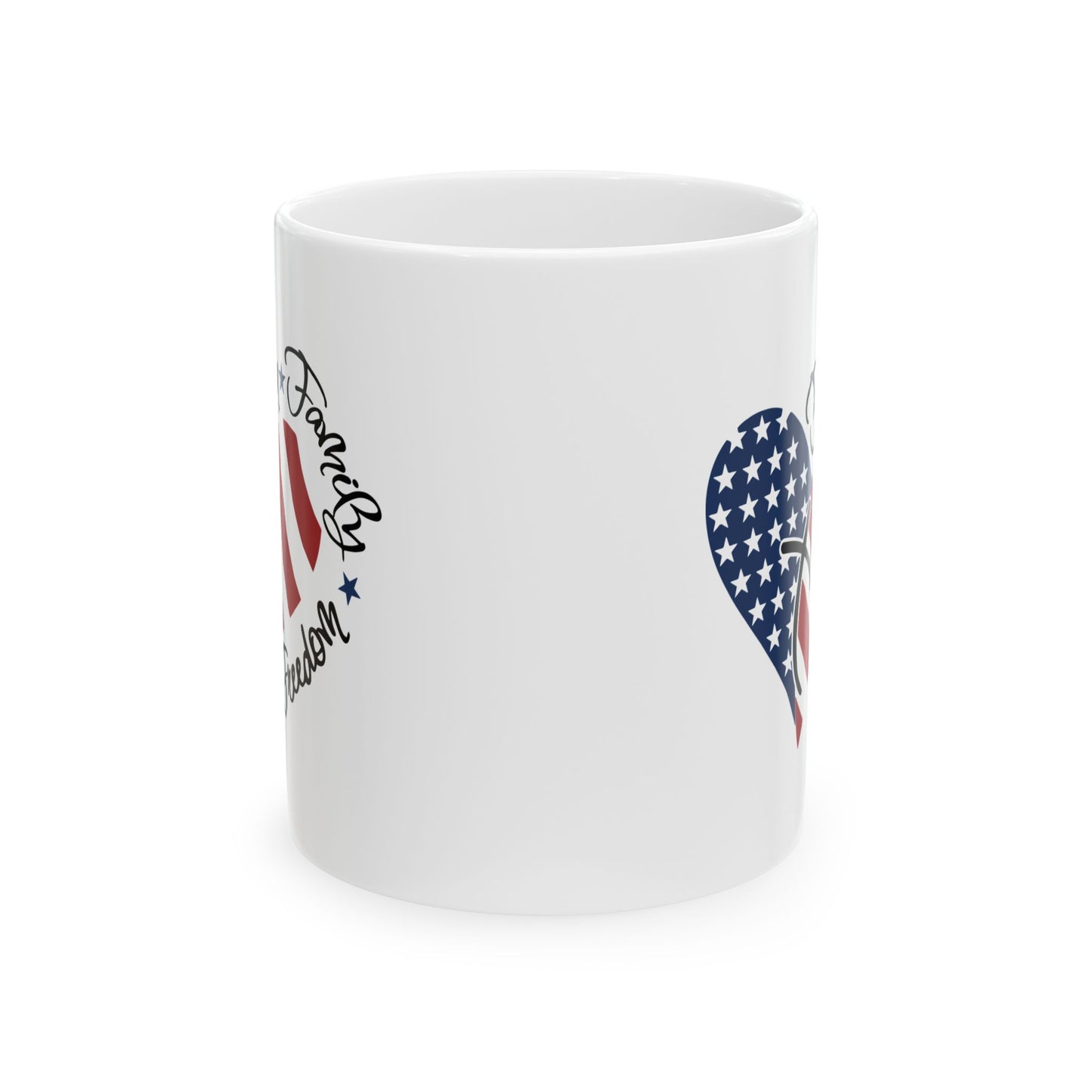 Religious Mug - Faith Family Freedom